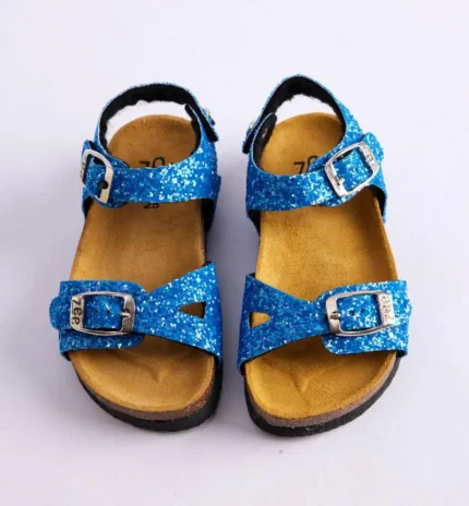 BABY SANDAL - GLITTER.BLUE