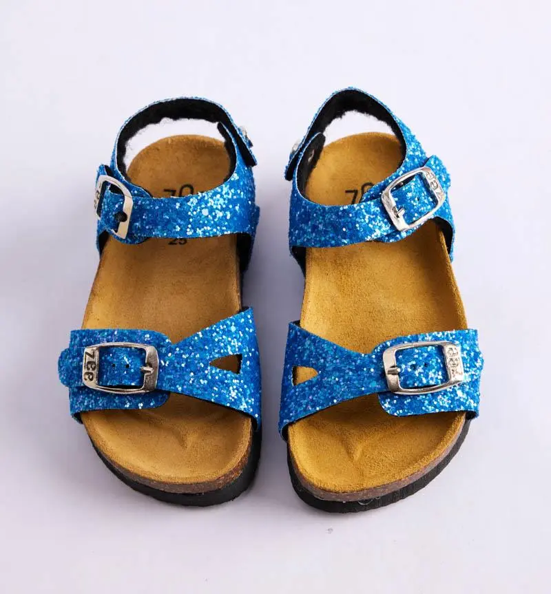 BABY-SANDAL_13333_1 BABY SANDAL - GLITTER.BLUE - Image 1