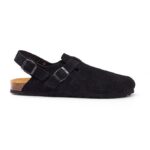 CALIDA-SANDAL - BLACK-SUEDE