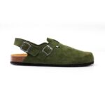 CALIDA-SANDAL - GREEN-SUEDE