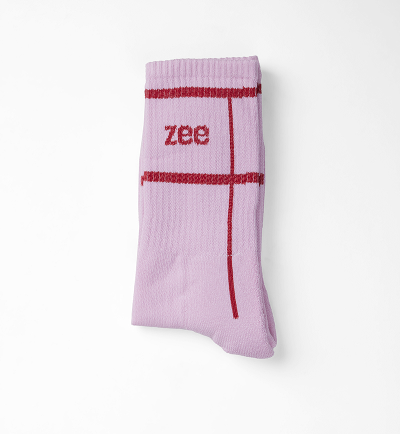 pink ZEE-SOCKS - PINK*RED - Image 1