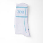 ZEE-SOCKS - WHT*LBLU